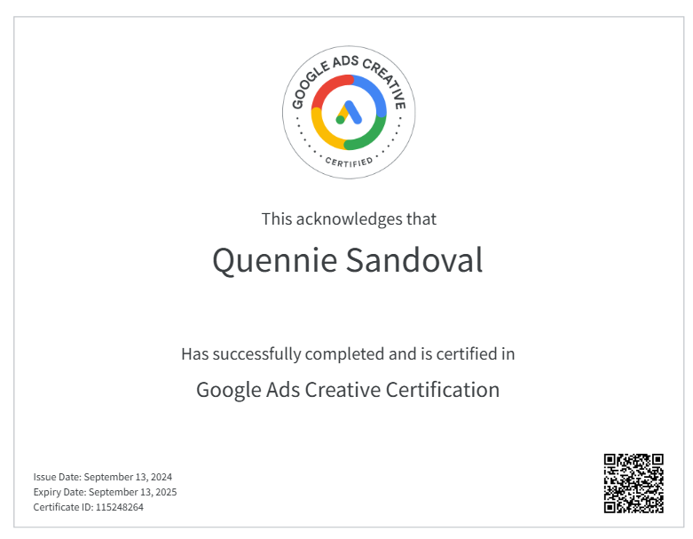 Google Ads Creative Certification